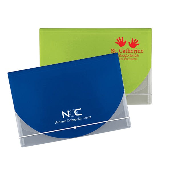 Color Flap Translucent Document Holder  Imprinted with Logo (Q821611)