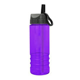 24 Oz. Salute Bottle - Ring Straw Lid (Q822722)