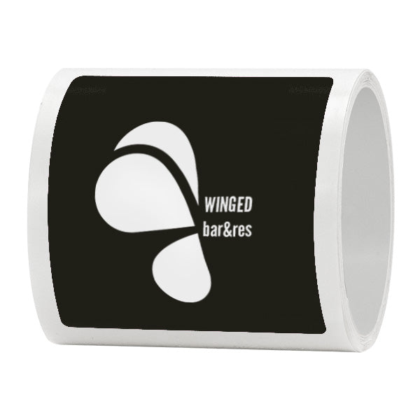 5" x 5" Rounded Corner Roll Sticker Labels (Q823522)