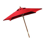 7ft Square Wooden Market Umbrella (Q825422)