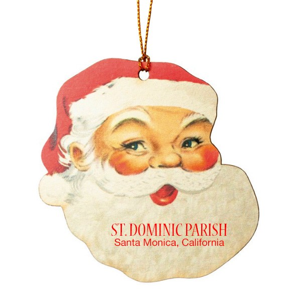 Santa Ornaments  Imprinted with Logo (Q825911)