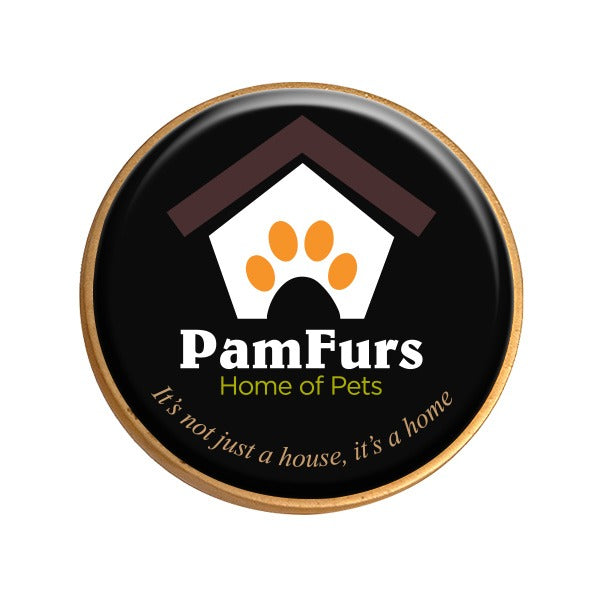 1 Inch Round Domed Lapel Pins  Imprinted with Logo (Q829611)