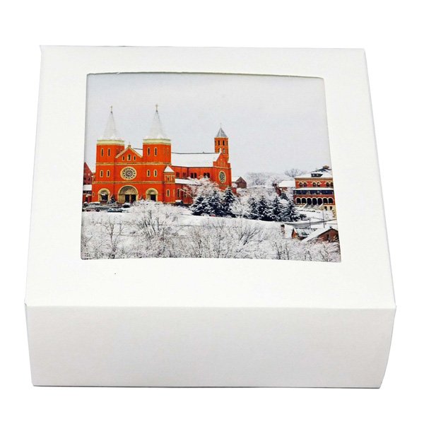 2 Pc. Square Coaster Set With Stand (Q829622)