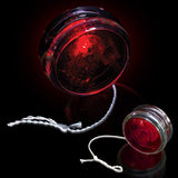 2" Red with Red LED Yo-Yos (Q829911)