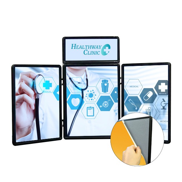 6' Detachable Graphic Panel For Dynamo/Fast Trak/Show N Write/Show N Fold  Imprinted with Logo (Q930611)