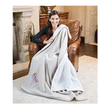 Aspen Sweater Knit Sherpa Throw Blanket (Q831011)