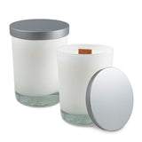 14 Oz. White Glossy Candle With LUX Box (Q831211)