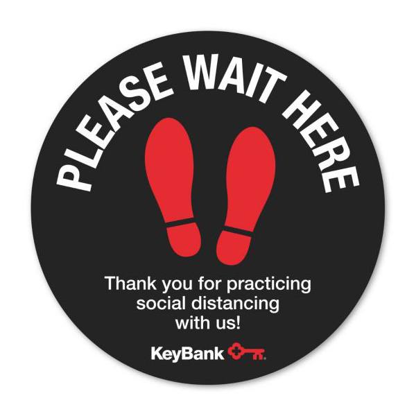 Custom Social Distancing Decals
