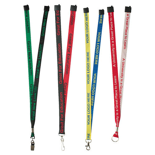 3/4"  Two Tone Woven Lanyard (Q834565)