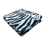 50" x 60" Whipstitch Fleece Blanket - Zebra (Q835111)