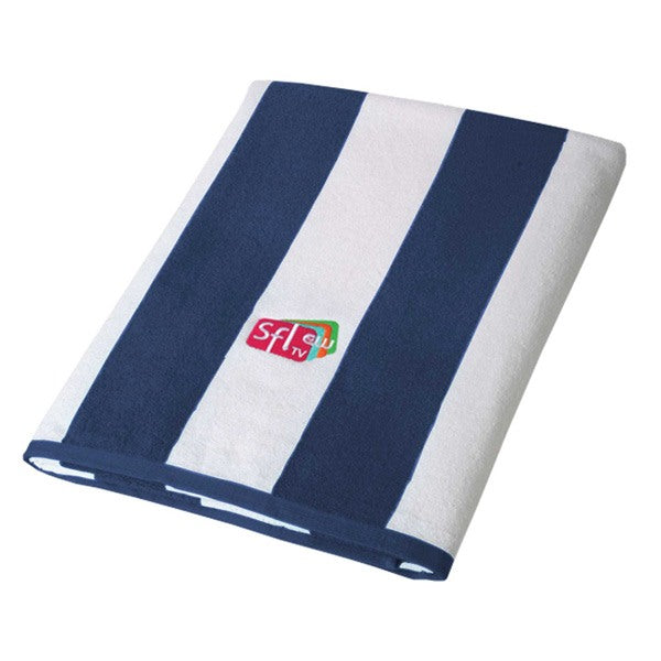 40 x 70 26.5 Lbs. Terry Loop Cabana Stripe Towel (Q836211)