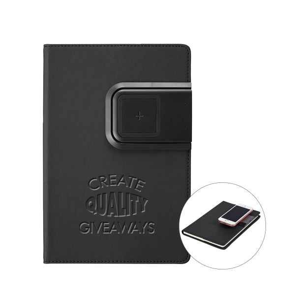 Refillable Journal With Wireless Charger Panel (Q836911)