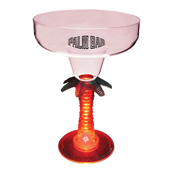 12 Oz Lighted Novelty Stem Margarita  Imprinted with Logo (Q837011)
