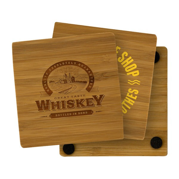 Bamboo Coaster - Single Square (Q839622)