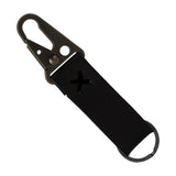 Busker Leather Keychain With Antique Nickel Carabiner (Q843522)