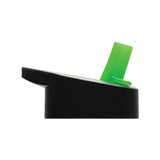 28 Oz. Transparent Bottle - Flip Straw Lid (Q843722)