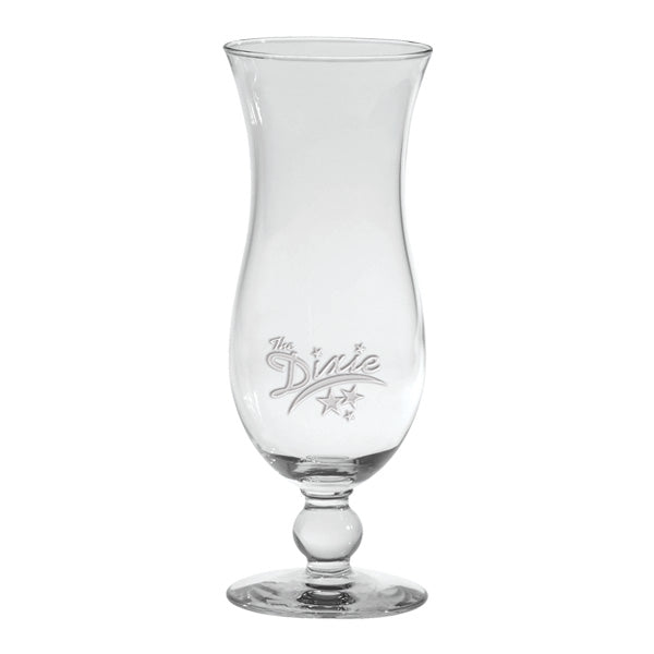 15 Oz. Footed Hurricane Glass - Deep Etched  Imprinted with Logo (Q847211)