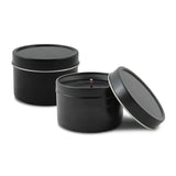 4 Oz. Black Travel Tin Candle (Q851211)