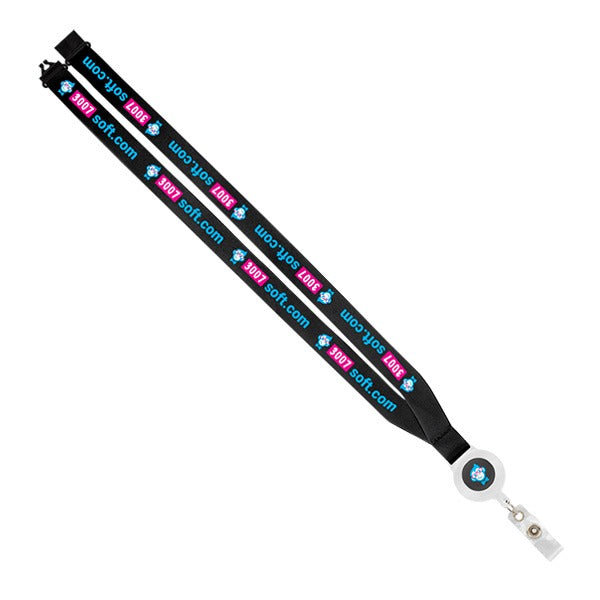 3/4 Inch Import Dye-Sublimated Lanyard (Q852522)