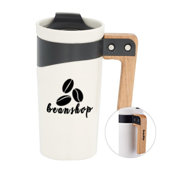 16 Oz. Grotto Ceramic Mugs  Imprinted with Logo (Q852811)