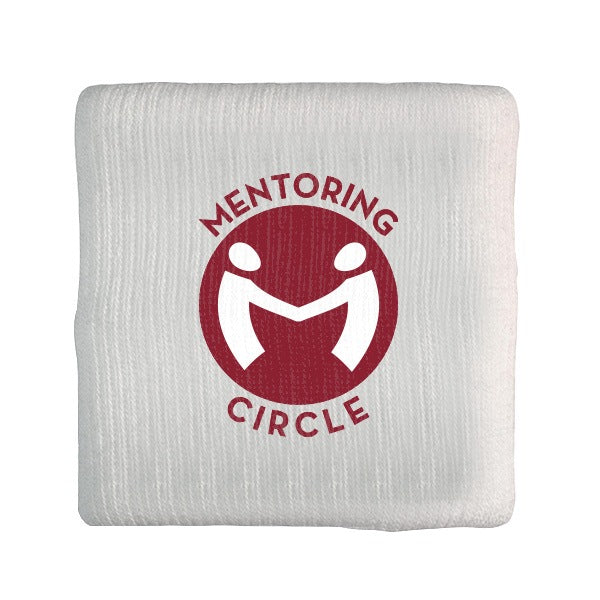 2-Ply  Heavyweight Knit-In Design Wristband  Imprinted with Logo (Q855611)