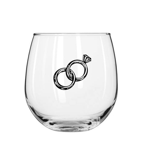16.75 Oz. Libbey Stemless Red Wine Glass - Wine Glasses with Logo