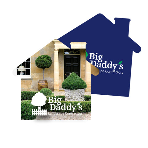 House Shaped Microfiber Cleaning Cloth - Microfiber Cloths with Logo -  Q856511 QI