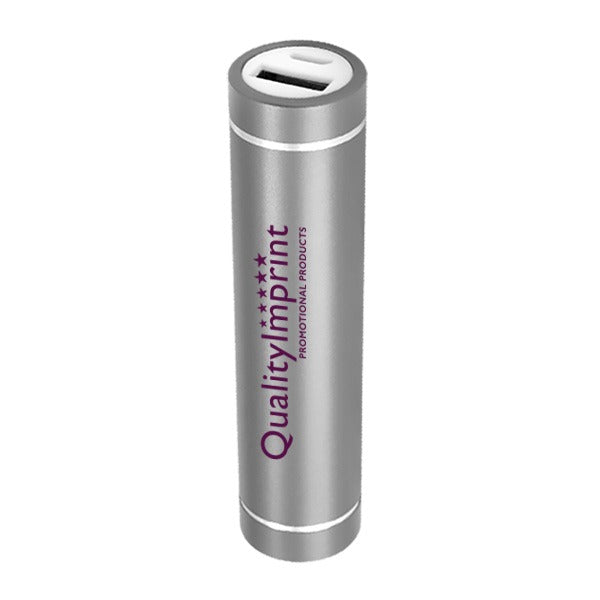 Cylindrical Power Bank  Imprinted with Logo (Q856611)