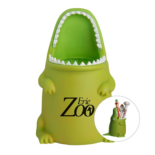 Alligator Pen Holder  Imprinted with Logo (Q857622)