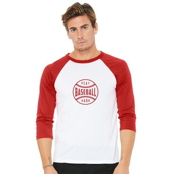 Bella+Canvas Unisex 4oz 3/4 Sleeve Baseball Shirt  Imprinted with Logo (Q858911)