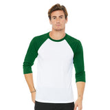Bella+Canvas Unisex 4oz 3/4 Sleeve Baseball Shirt (Q858911)