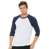 Bella+Canvas Unisex 4oz 3/4 Sleeve Baseball Shirt (Q858911)