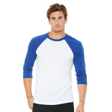Bella+Canvas Unisex 4oz 3/4 Sleeve Baseball Shirt (Q858911)