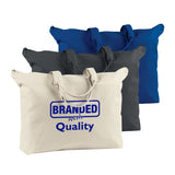 BAGedge 12 oz. Canvas Zippered Book Tote (Q85965)