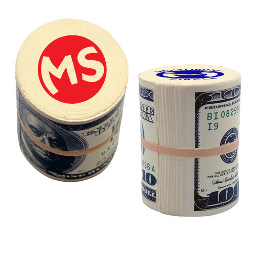 Money Wad Shaped Squeezies  Imprinted with Logo (Q872411)