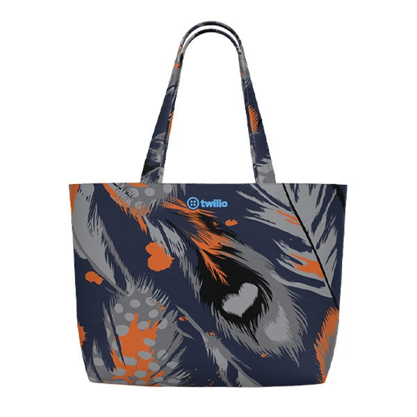 Plum Import Basic Large Tote Bag  Imprinted with Logo (Q872522)