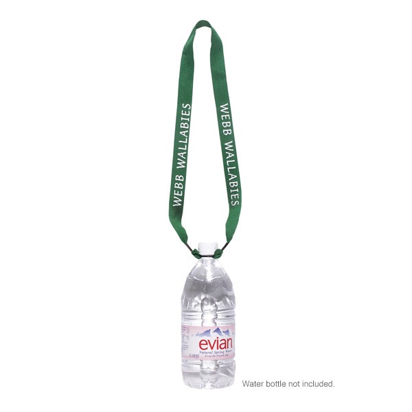 1" One Ply Cotton Lanyards With O-Ring Bottle Holders (Q873811)