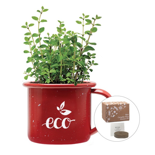 Mini Campfire Mug Blossom Kit  Imprinted with Logo (Q875211)