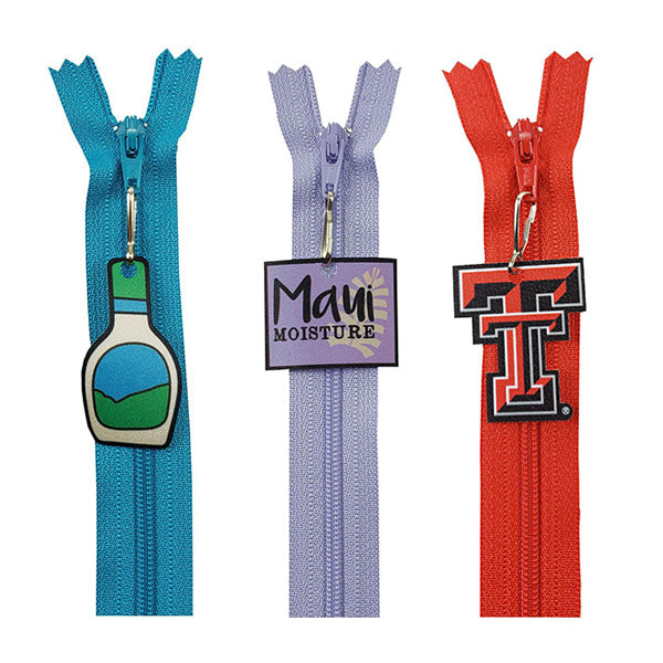 1" 1 Sided 4CP Dye Sub Custom Zipper Pulls/Tags (Q876111)