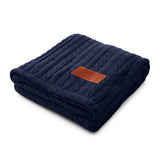Leeman™ Cable Knit Sherpa Throw (Q878622)