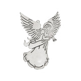 Silver Angel Ornament (Q880211)