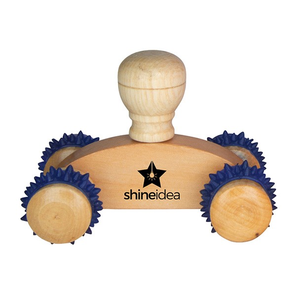 Small Wooden Massager  Imprinted with Logo (Q886622)