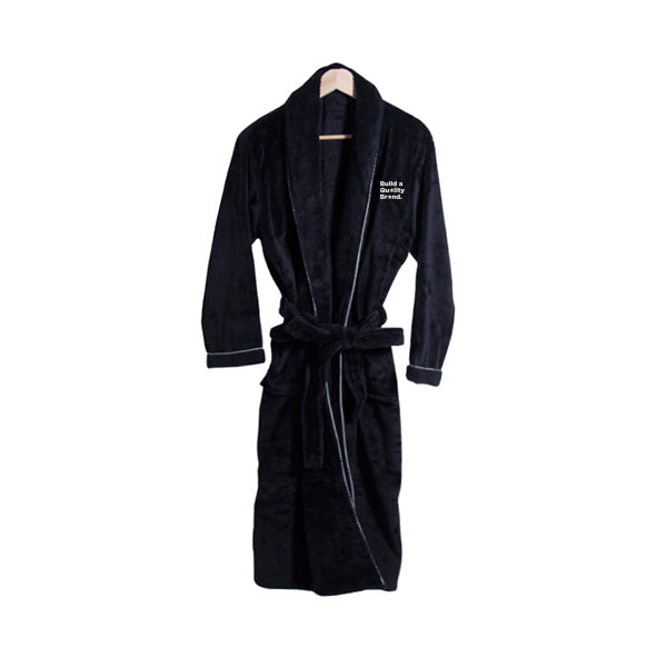 Coral Plush Robe with Trim (Q987511)