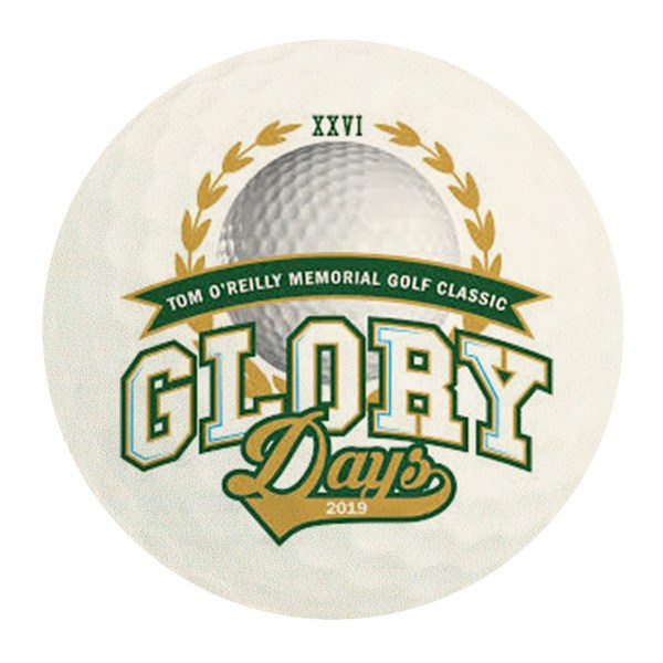 60 Point Golf Ball Coaster  Imprinted with Logo (Q888422)