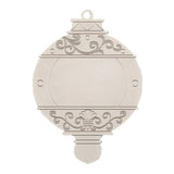 Silver Bulb Shape Ornament (Q890211)