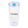 19 Oz. Silkscreen Everest Clarity Tumblers (Q892811)