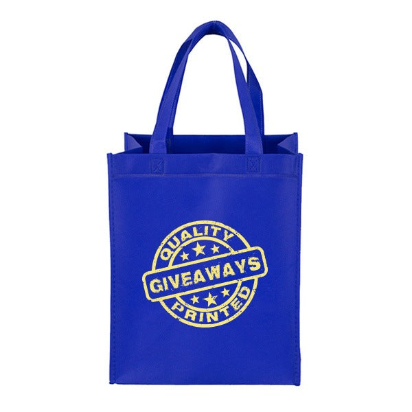 Full View Junior Large Imprint Shopping Tote Bags  Imprinted with Logo (Q895711)