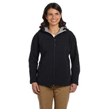 Devon & Jones Ladies' Hooded Soft Shell Jacket (Q89865)