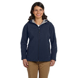 Devon & Jones Ladies' Hooded Soft Shell Jacket (Q89865)