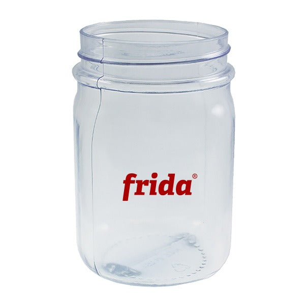 16 Oz. Clear PVC Square Mason Jar (Q902522)